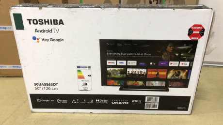 TOSHİBA 50UA3E63DT 4K UHD ANDROİD SMART LE(OUTLET)