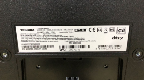 TOSHİBA 50UA3E63DT 4K UHD ANDROİD SMART LE(OUTLET)